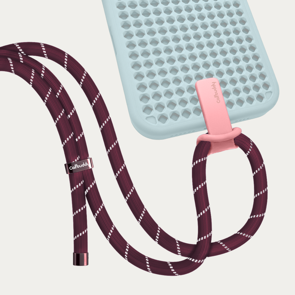 Lanyard Burgundy Pink
