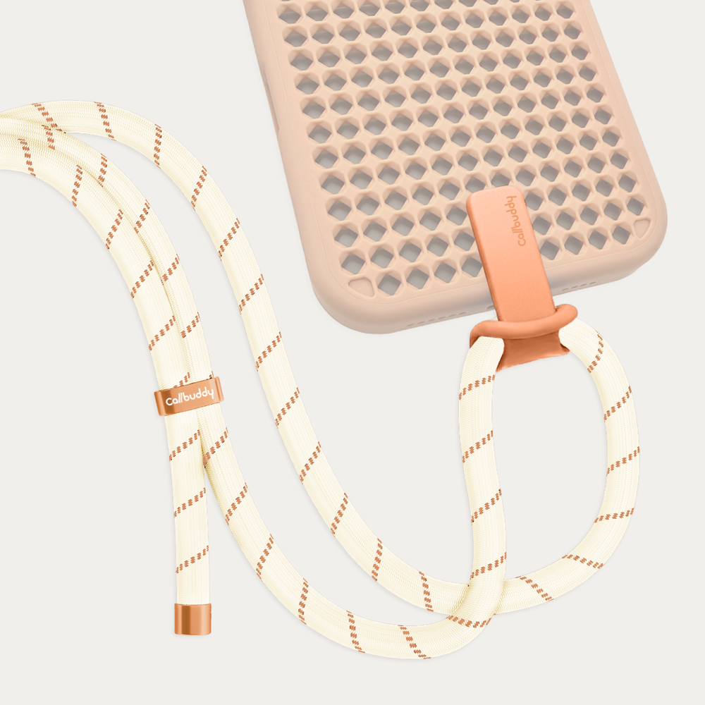 Lanyard Salmon Beige